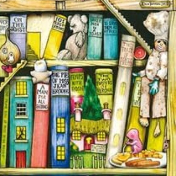 New sealed Ravensburger 1000pcs Adult Puzzle - The Bizare Bookshop 2 - Picture 11 of 16